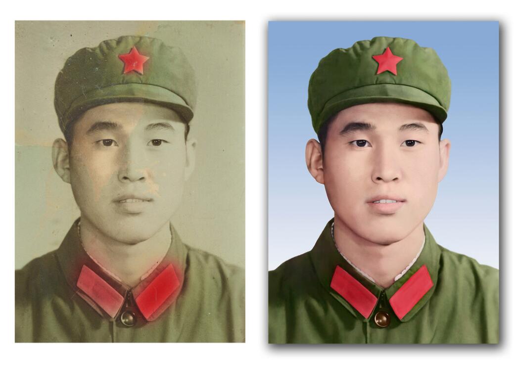 天山破损照片修复-18